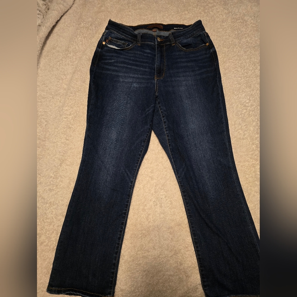 Judy Blue Dark Indigo Straight Leg Jeans